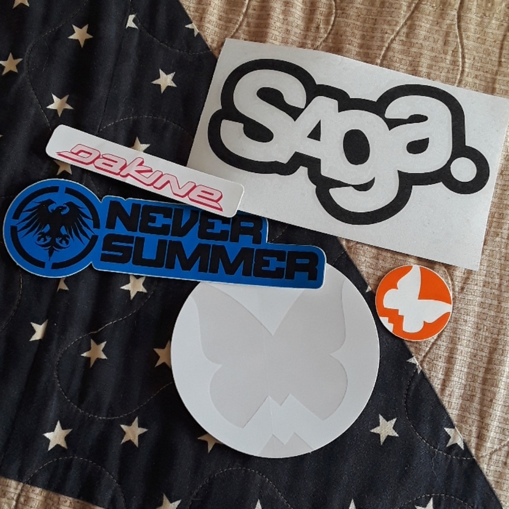 Sticker bundle (ski/snowboard theme)